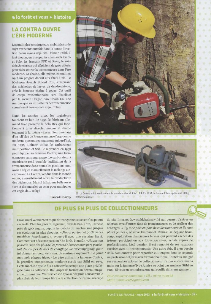 LaForetEtVousHistoire2-711x1024 UN ARTICLE DANS "FORETS DE FRANCE"